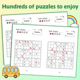 Sudoku Puzzles: Family Logic Activity 4-Book Set product image 8 showing printed book details for screen-free reading and learning