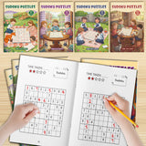 Sudoku Puzzles: Family Logic Activity 4-Book Set product image 9 showing printed book details for screen-free reading and learning