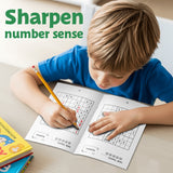 Sudoku Puzzles: Family Logic Activity 4-Book Set product image 10 showing printed book details for screen-free reading and learning