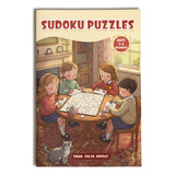Sudoku Puzzles Family Logic Activity 4-Book Set covers