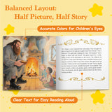 Ages 4-8 Clever Farmer and Grumpy Giant picture book for screen-free read-aloud storytime