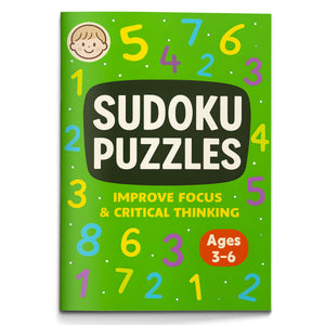 SUDOKU PUZZLES-15: Improve Focus & Critical Thinking Through Fun Logic Games for Kids