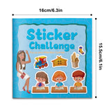 Focus and attention sticker activity book for kids with concentration games