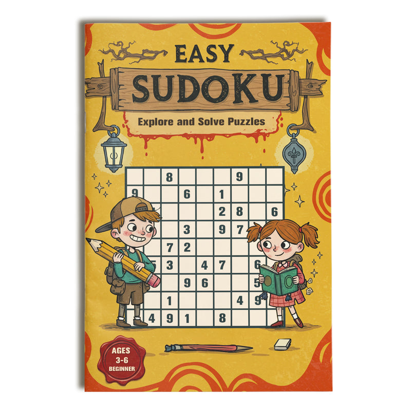Easy Sudoku Puzzle Book Explore and Solve Set covers