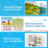Interactive Recognition Series: Help Kids Improve Concentration with Coloring and Exercise Books Series Set style5