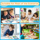 Interactive Recognition Series: Help Kids Improve Concentration with Coloring and Exercise Books Series Set style5