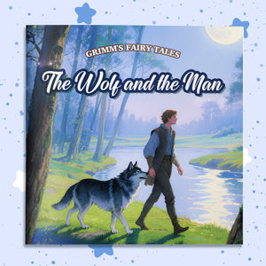 Grimm's Fairy Tales The Wolf and the Man Picture Book cover