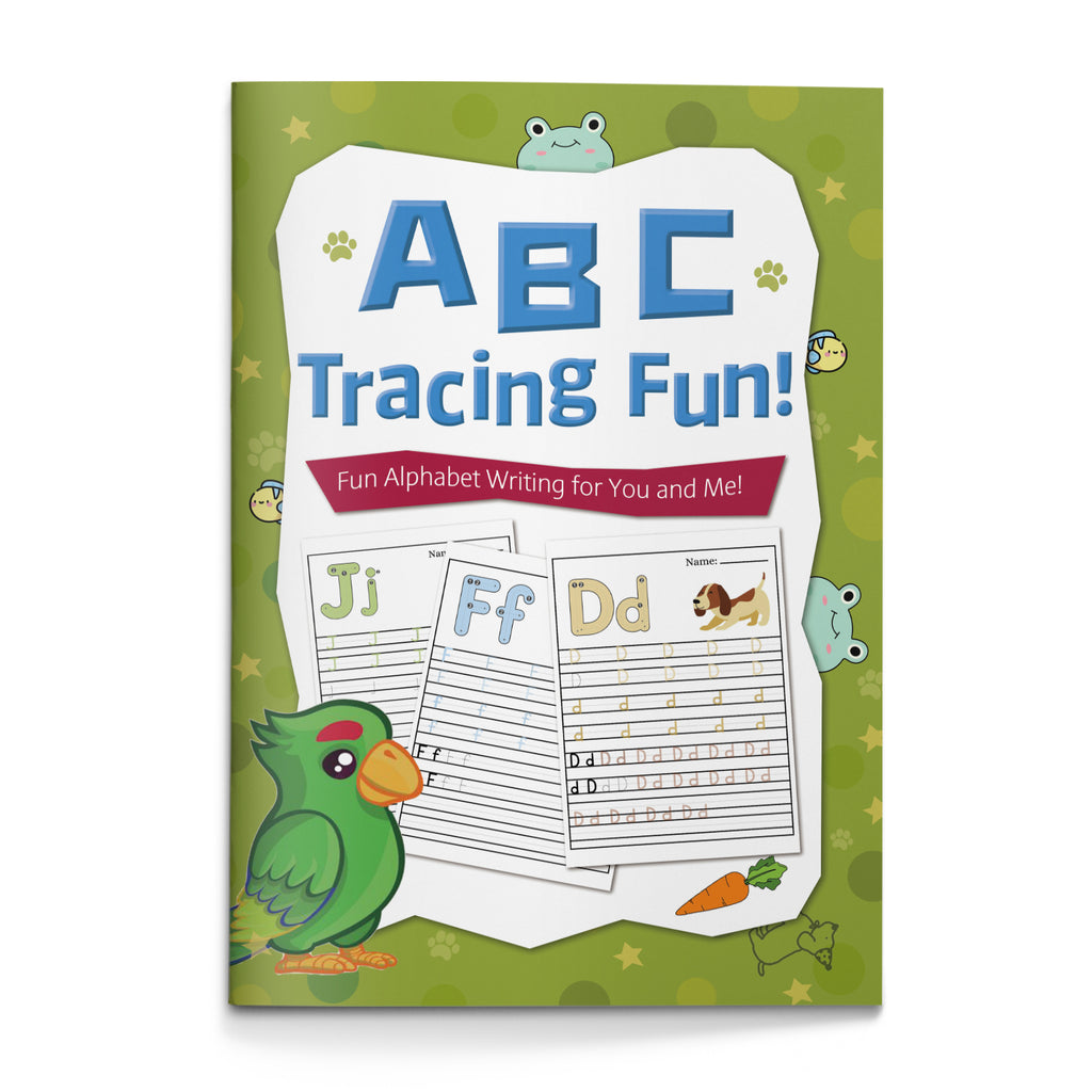ABC Tracing Fun letter and word workbook cover