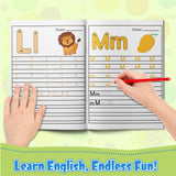 Kids tracing letters Ll Mm Nn Qq and Ss