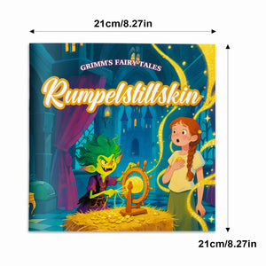 Children's Rumpelstiltskin fairy tale picture book for family reading and imagination
