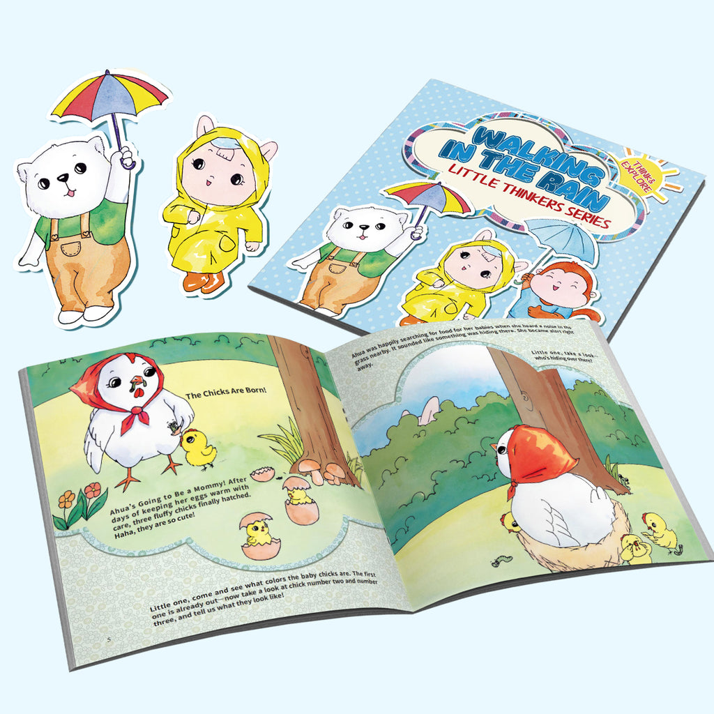 Ages 3-6 walking in the rain book for social-emotional learning