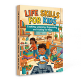 Ages 7-12 household and practical skills book for screen-free learning