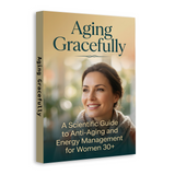 Paperback mockup of women's anti-aging wellness guide