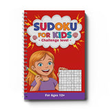 Sudoku for Kids Workbook , 4-Level Logic Puzzle Collection for Ages 3–12+, Beginner to Challenge Sudoku Practice, Number Reasoning, Focus Training, Problem-Solving, and Brain-Building Fun