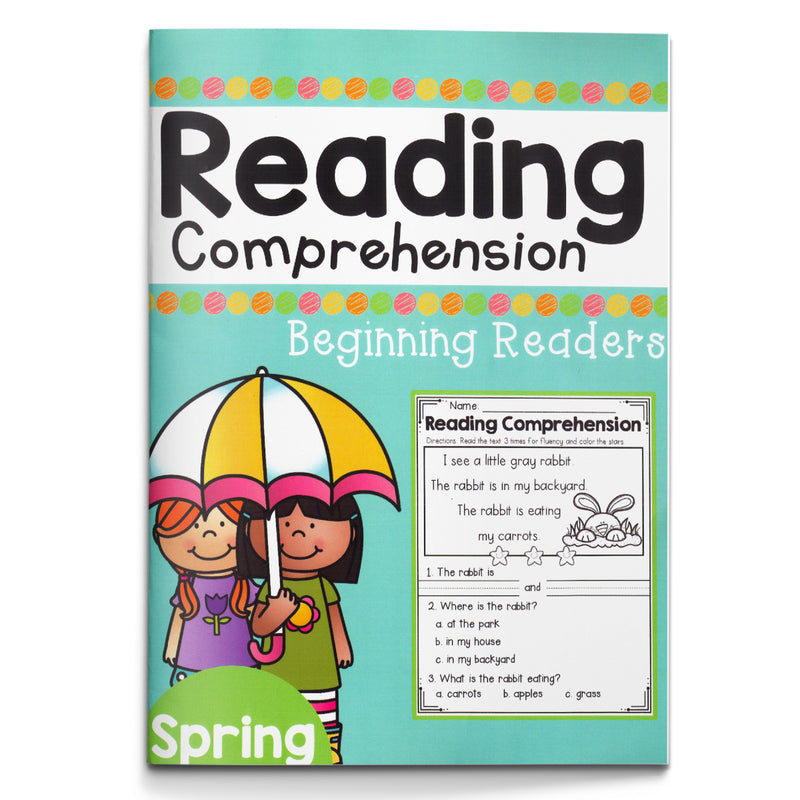 Reading Comprehension Workbook Sentence Reading cover
