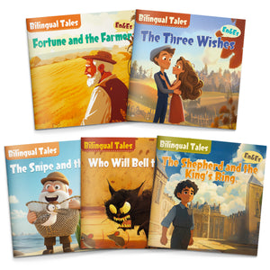 Bilingual Tales: English & Spanish Story Collection – 31-35