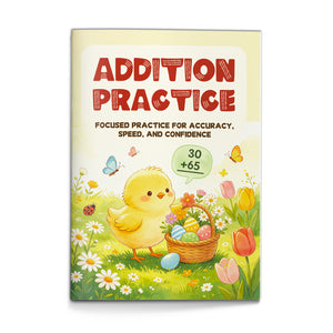 Addition Practice Workbook for Kids, Math Fluency Book for Accuracy Speed and Confidence, Number Sense, Early Arithmetic, and Elementary Learning Support