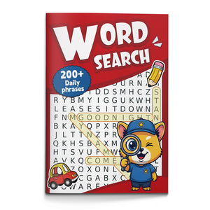 Phrase Search Workbook for Kids, Find the Correct Phrase, Word Search and Writing Practice, Early Reading, Everyday English Expressions, Vocabulary Building, and Literacy Learning