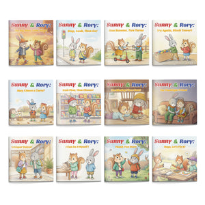 Children's picture book set about kindness, sharing, patience, independence, and emotions