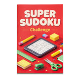 Children's write solve repeat sudoku activity pages