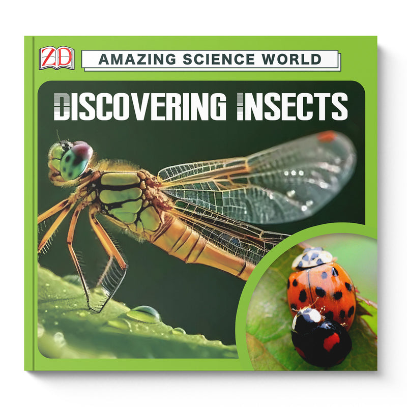 Discovering Insects Science Book for Kids cover