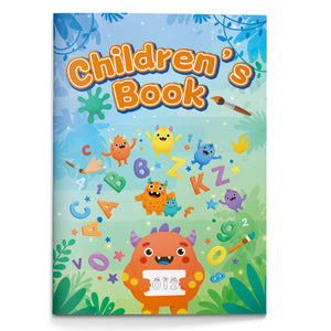 Children's Number Book trace count learn cover