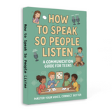 Teen social growth paperback shown in desk lifestyle mockup