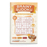 Brainy Sudoku pages with answer key and travel-friendly puzzle layout