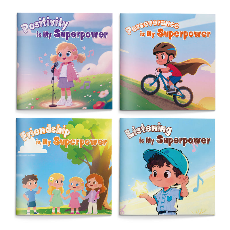 Picture Book Collection: 4-Book Set main cover and printed book set view, image 1, bundle ISBN 9798900663272