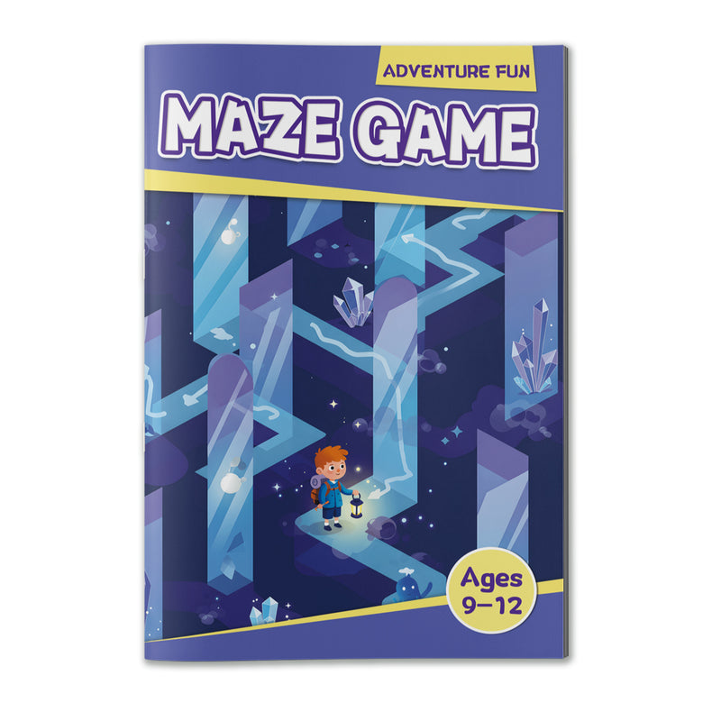 Advanced Maze Workbook Complex Paths Ages 9 to 12 cover