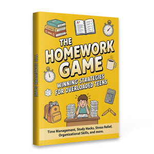 The Homework Game study skills book for teens cover
