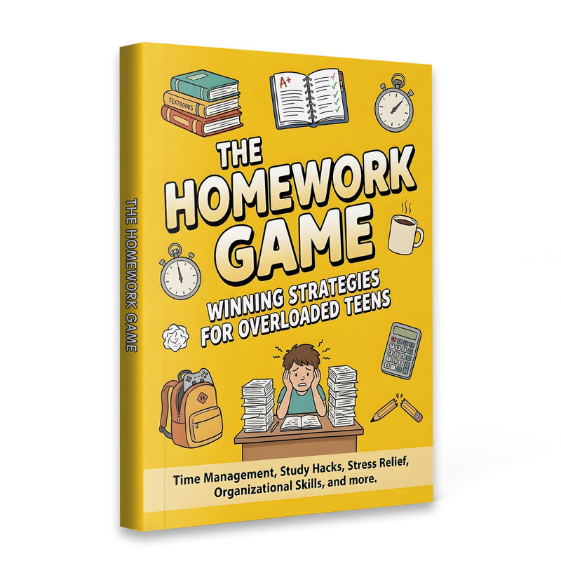 The Homework Game study skills book for teens cover