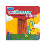 The Dinosaur Is Here Peekaboo Board Book