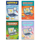 Parent and child using Sudoku Puzzle Books together