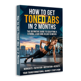 How to Get Toned Abs in 2 Months product image 5 showing printed book details for screen-free reading and learning