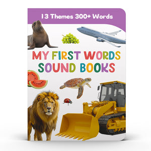 Toddler First Words Sound Book cover