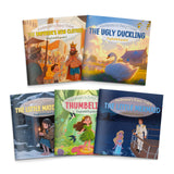 Andersen Fairy Tales English-Spanish Story Set 1 product image 7 showing printed book details for screen-free reading and learning