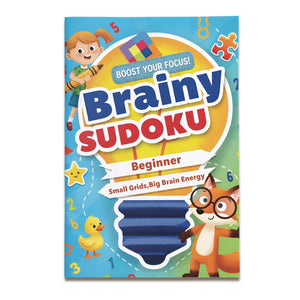 Beginner intermediate advanced and challenge sudoku books for kids