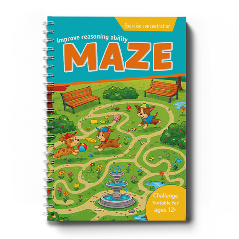 Challenge Maze Workbook Dog Adventure cover