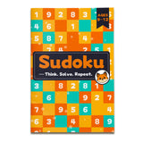 Printed four-book Sudoku bundle for focus and logic practice