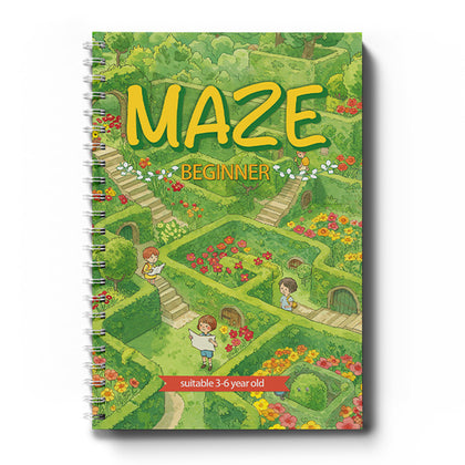 Beginner Maze Book Garden Paths cover