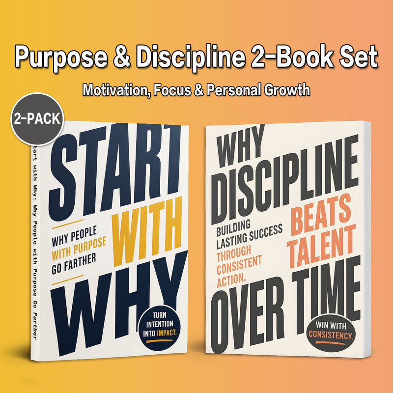 Purpose and Self-Discipline 2-Book Set main printed book set image, image 1, bundle ISBN 9798904663247