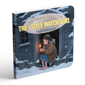 The Little Match Girl English-Spanish bilingual Andersen fairy tale cover