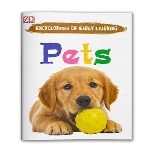 Pets Early Learning Book for Kids, Animal Recognition, First Vocabulary and Preschool Learning Skills