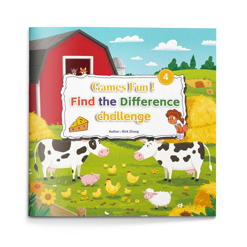 Kids Find the Difference Challenge Book cover