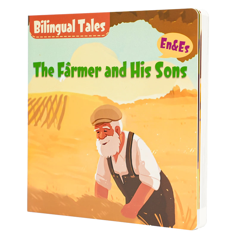 Paired Mounting-Bilingual Tales: The Farmer and His Sons – English & Spanish Storybook