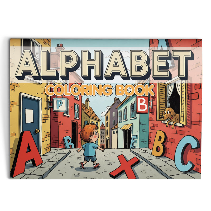 Alphabet Coloring Book preschool cover