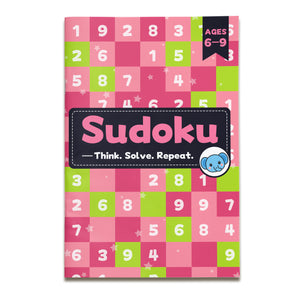 Progressive sudoku number game pages for kids ages 3 to 12