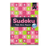Progressive sudoku number game pages for kids ages 3 to 12