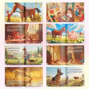 Bilingual Storybook Collection: 5-Book Set main cover and printed book set view, image 1, bundle ISBN 9798900664026